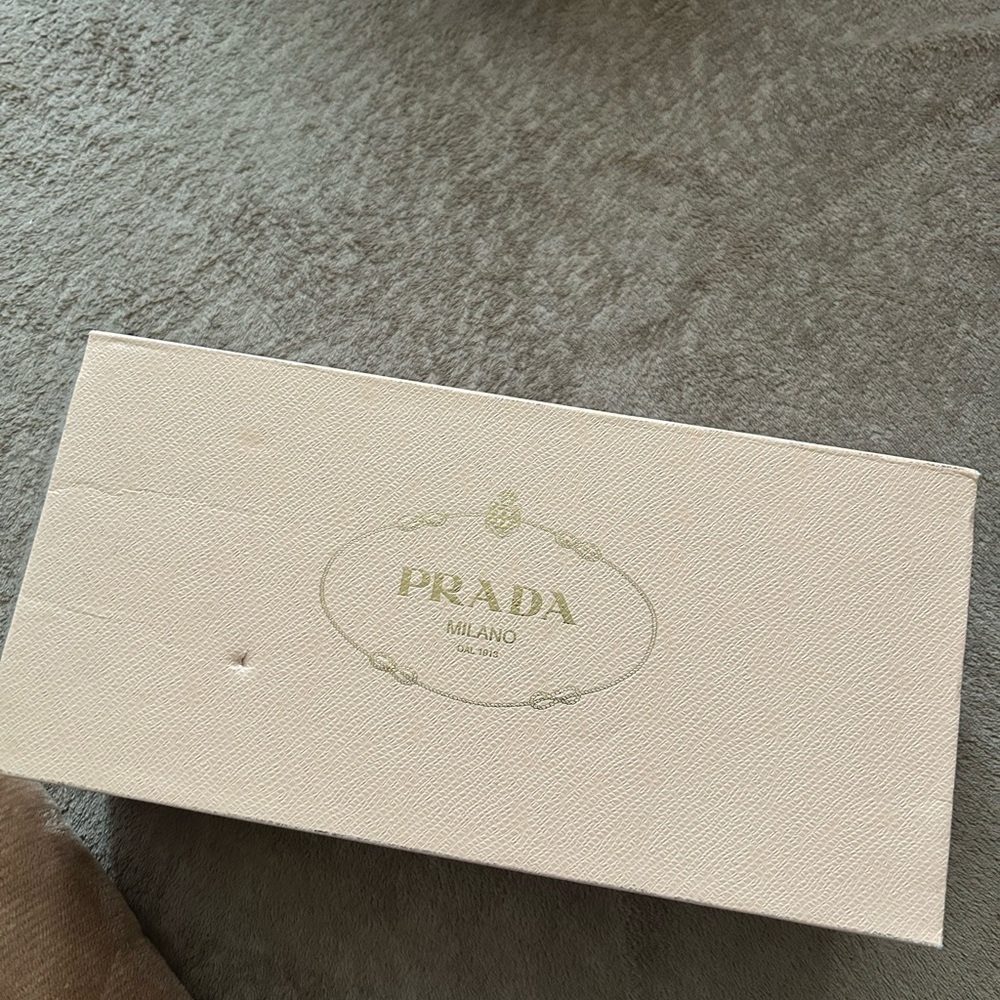 Prada Brown Flats & Loafers with Decorative Bow - Picture 4 of 4